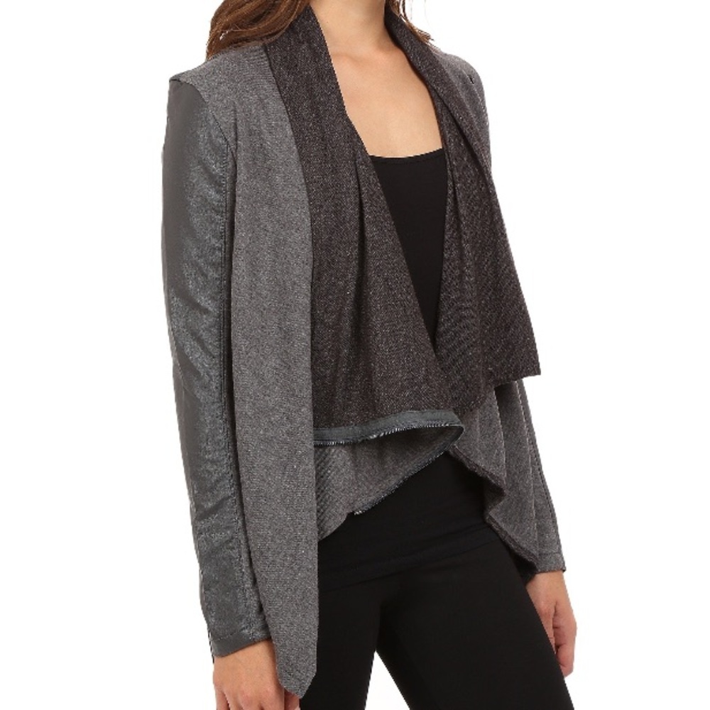 Blank Nyc Drape Front Jacket. Medium - image 3